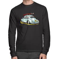 Camiseta Algodão Fusca Vintage Manga Longa - Foca na Moda