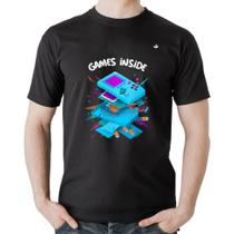 Camiseta Algodão Games Inside - Foca na Moda