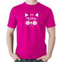 Camiseta Algodão Gatinha Meow - Foca na Moda