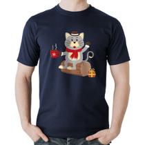 Camiseta Algodão Gatinho Simpático - Foca na Moda