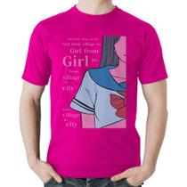 Camiseta Algodão Girl From Village To City - Foca na Moda