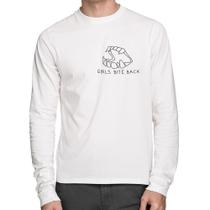 Camiseta Algodão Girls bite back Manga Longa - Foca na Moda Camiseta Algodão Girls bite back Manga Longa - Foca na Moda