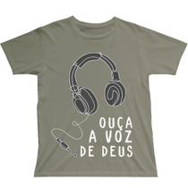 Camiseta Algodão Gospel Jesus Cristão Frase Básica Estilo Evangélico