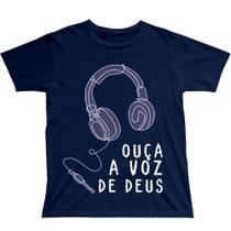 Camiseta Algodão Gospel Jesus Cristão Frase Básica Estilo Evangélico