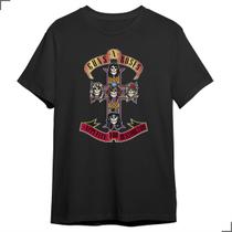 Camiseta Algodão Guns N Roses Destruction Album Rock N Roll - Asulb