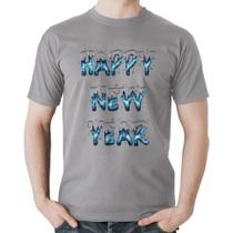 Camiseta Algodão Happy New Year - Foca na Moda