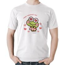 Camiseta Algodão Happy Valentine's Day - Foca na Moda