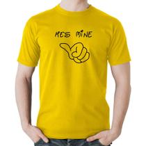 Camiseta Algodão He's Mine - Foca na Moda