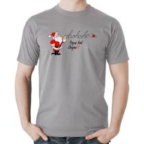 Camiseta Algodão Ho Ho Ho Papai Noel Chegou - Foca na Moda