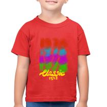 Camiseta Algodão Infantil 1978 Classics - Foca na Moda