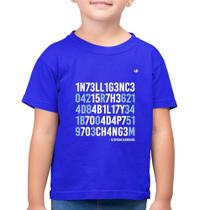 Camiseta Algodão Infantil Adapt to change - Foca na Moda
