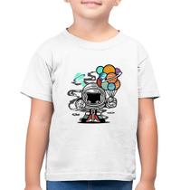 Camiseta Algodão Infantil Astronauta Chibi - Foca na Moda