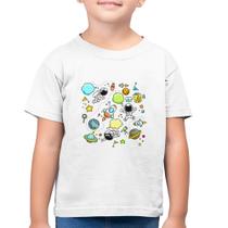 Camiseta Algodão Infantil Astronauta - Foca na Moda