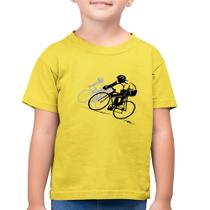 Camiseta Algodão Infantil Bike Corrida - Foca na Moda