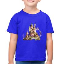 Camiseta Algodão Infantil Castelo de Fadas - Foca na Moda