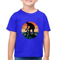 Camiseta Algodão Infantil Ciclismo Vintage Sunset - Foca na Moda Camiseta Algodão Infantil Ciclismo Vintage Sunset - Foca na Moda