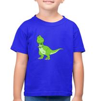 Camiseta Algodão Infantil Dinossauro - Foca na Moda