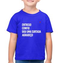 Camiseta Algodão Infantil Dou uma surtada - Foca na Moda