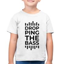 Camiseta Algodão Infantil Dropping The Bass - Foca na Moda