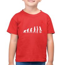 Camiseta Algodão Infantil Evolução da Futebolista - Foca na Moda