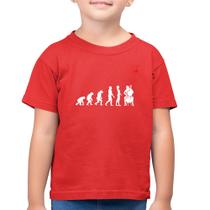 Camiseta Algodão Infantil Evolução da Violoncelista - Foca na Moda