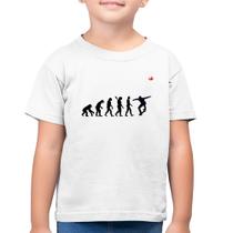 Camiseta Algodão Infantil Evolução do Skatista - Foca na Moda