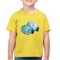 Camiseta Algodão Infantil Fusca Besouro - Foca na Moda