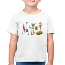 Camiseta Algodão Infantil Jardinagem Paisagista - Foca na Moda