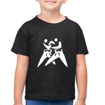 Camiseta Algodão Infantil Judô Jiu Jitsu - Foca na Moda