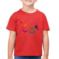 Camiseta Algodão Infantil Kite Surf Freestyle - Foca na Moda