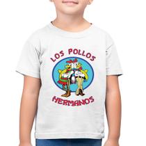 Camiseta Algodão Infantil Los Pollos Hermanos - Foca na Moda