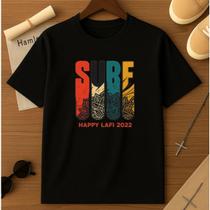 Camiseta Algodão Infantil Masculina Estampada Surf 301 Praia Clube Lazer Passeio Shopping Dia das Cr