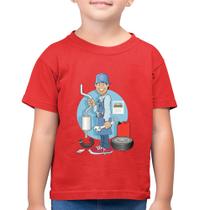 Camiseta Algodão Infantil Mecânico - Foca na Moda