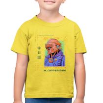 Camiseta Algodão Infantil Metaverse Corporation - Foca na Moda