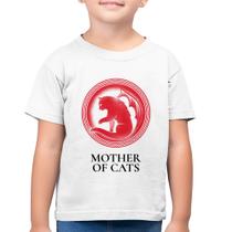 Camiseta Algodão Infantil Mother of Cats - Foca na Moda