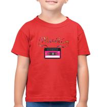 Camiseta Algodão Infantil Music Cassete Retrô - Foca na Moda