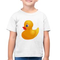 Camiseta Algodão Infantil Patinho de Borracha - Foca na Moda
