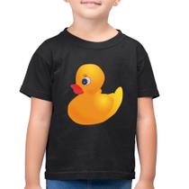 Camiseta Algodão Infantil Patinho de Borracha - Foca na Moda