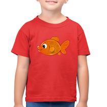 Camiseta Algodão Infantil Peixinho Brinquedo - Foca na Moda