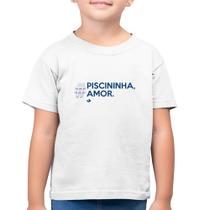 Camiseta Algodão Infantil Piscininha amor - Foca na Moda