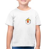 Camiseta Algodão Infantil Pocket Bug - Foca na Moda