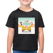 Camiseta Algodão Infantil Road Trip - Foca na Moda