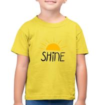 Camiseta Algodão Infantil Shine - Foca na Moda