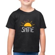 Camiseta Algodão Infantil Shine - Foca na Moda