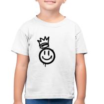 Camiseta Algodão Infantil Smile Kingdom - Foca na Moda