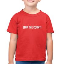 Camiseta Algodão Infantil Stop the Count - Foca na Moda