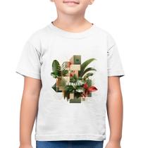 Camiseta Algodão Infantil Think Green - Foca na Moda Camiseta Algodão Infantil Think Green - Foca na Moda