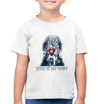 Camiseta Algodão Infantil This Is My Spot - Foca na Moda