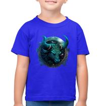 Camiseta Algodão Infantil Touro Sígno - Foca na Moda