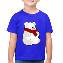 Camiseta Algodão Infantil Urso Polar - Foca na Moda